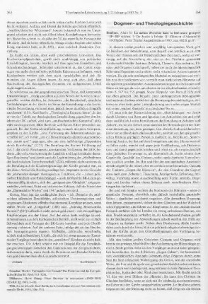 Dogmen- und Theologiegeschichte