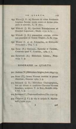 129-151, Biographi in Quarto - Philosophi et Mathematici in Octavo