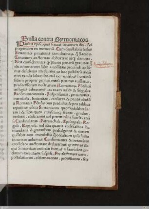 Bulla contra Symoniacos