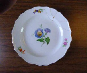 Kuchenteller Bunte Blume Winde