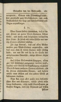 161-172, §. 10. Anlegung eines Gas-Samen-Gartens. - §. 17. Vom Aufsteigen und wieder Niederfallen der Dünste aus der Erde.