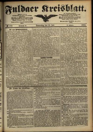 Ausgabe vom Donnerstag, den 28. Juli 1910.