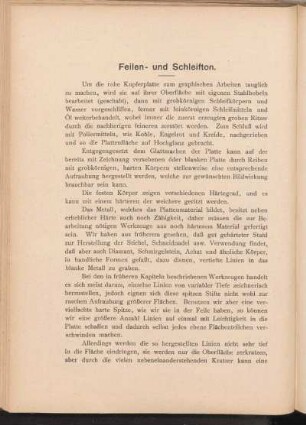 Feilen- und Schleifton.