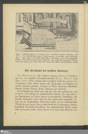 Die Geschichte der dunklen Kammer