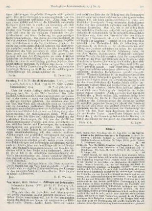 500-501 [Rezension] Jirku, Anton, Die jüdische Gemeinde von Elephantine und ihre Beziehungen zum Alten Testament