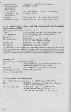 Kontaktstelle für Weiterbildung und Technologietransfer