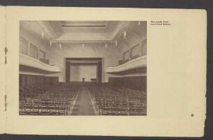 Der große Saal nach dem Umbau.