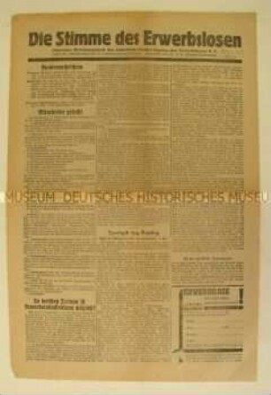 Mitteilungsblatt des Selbsthilfe-Siedler-Bundes der Erwerbslosen E.V.