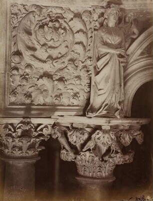 Die Marmorkanzel im Dom von Siena - Detail