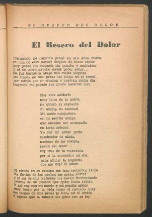 El resero del dolor