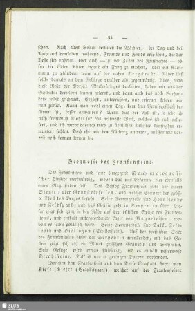 Geognosie des Frankensteins