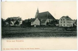 Rüsseina. Blick zur Kirche