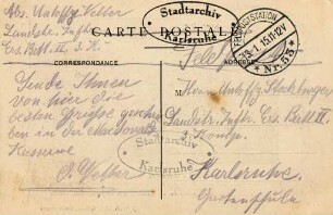 Erster Weltkrieg - Feldpostkarten