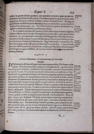 Caput I. De Patre Elementato (al. elementorum) & Matre elementata.