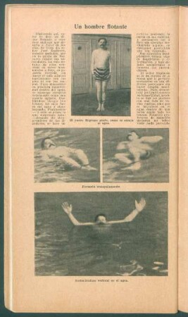 Un hombre flotante
