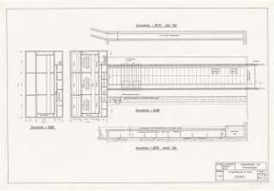 Pumpspeicherwerk, Berlin Schinkelwettbewerb 1964: Grundrisse 1:200