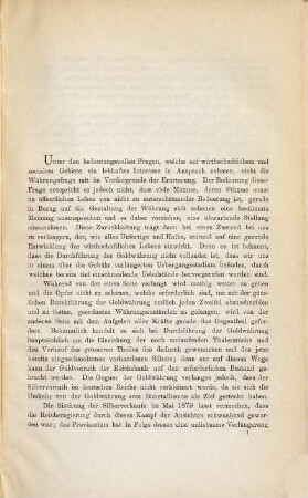 Beiträge zur Währungsfrage
