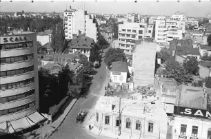 Bukarest: Straße Rosetti, von oben