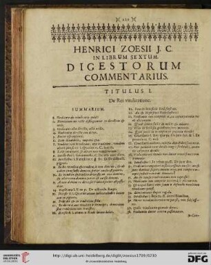 In librum sextum