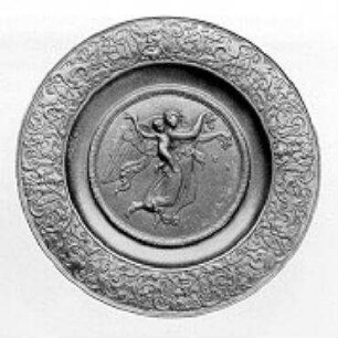 Teller mit Relief "Der Tag" nach Bertel Thorvaldsen
