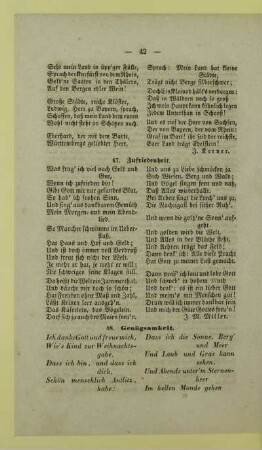 47. Zufriedenheit