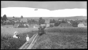 Höckendorf. Blick auf Höckendorf