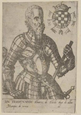 Bildnis des Ferdinandus Aluarus de Toledo