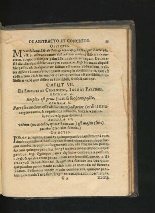 Caput VII. De Simplici Et Composito, Toto Et Partibus.