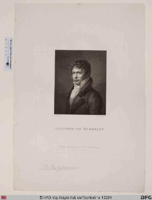 Bildnis (Friedrich Heinrich Wilhelm) Alexander von Humboldt
