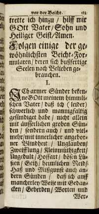 [Beicht-Formuln.] - [Abend-Gebeht eines Beichtenden.]