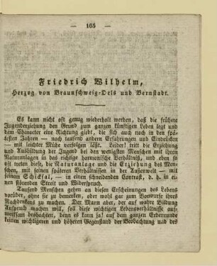 Friedrich Wilhelm, Herzog von Braunschweig-Oels und Bernstadt