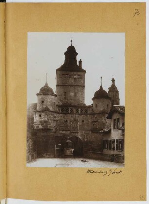 Ellingertor, Weißenburg: Ansicht (aus: Skizzen- und Fotoalbum 24)