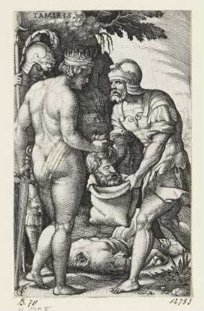 Tamiris, Blatt 1 der Folge "Griechische Heldinnen"