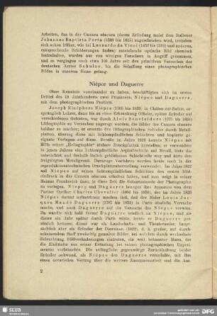 Niépce und Daguerre