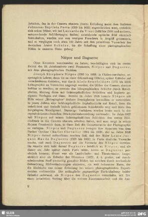Niépce und Daguerre