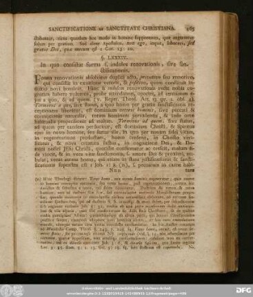 §. LXXXIV. In quo consitat forma s. indoles renovationis, sive sanctificationis.