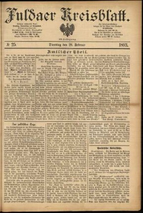Ausgabe vom Dienstag, den 28. Februar 1893.