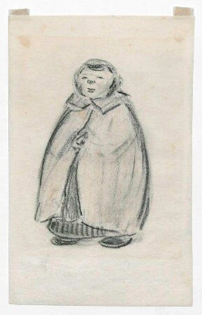 Frau mit Umhang