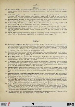 Bücher, Varia (Nr. 780-852)