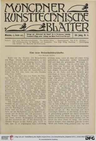 Nr. 6 (13. Dezbr. 1915)