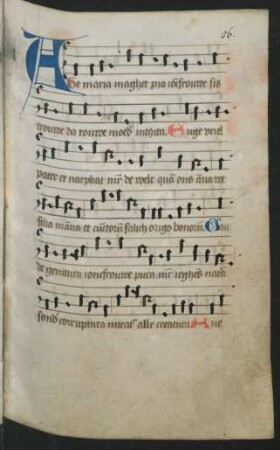 Ave praeclara maris stella, nl. (mit Notation)