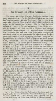 178-193 Zur Geschichte der öfteren Communion