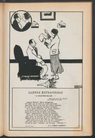 Cartas extraviadas - "A grandes males... "