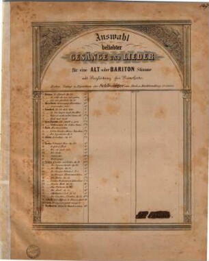 Scheiden und Leiden : Lied für eine Alt- oder Bariton-Stimme ; Op. 74