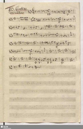 1153. Cavatina: Cattivo segno Sposine amabile / Salieri, A.
