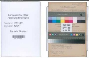 Entnazifizierung Gustav Bausch , geb. 00.00.0000 (Studienrat)