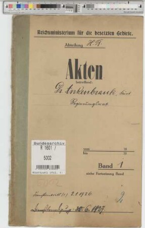 Ankenbrank, Kurt, geb. 7.1.1892, Regierungsrat