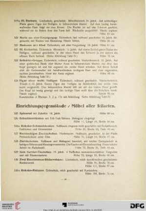 Einrichtungsgegenstände/Möbel aller Stilarten (Nr. 525-615)