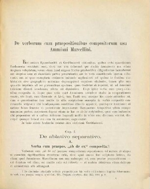 De verborum cum praepositionibus compositorum usu Ammiani Marcellini