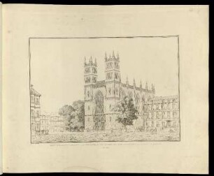 Abbildung 25. Perspectivische Ansicht des aeusseren der Kirche auf dem Werderschen Markt in Berlin.
